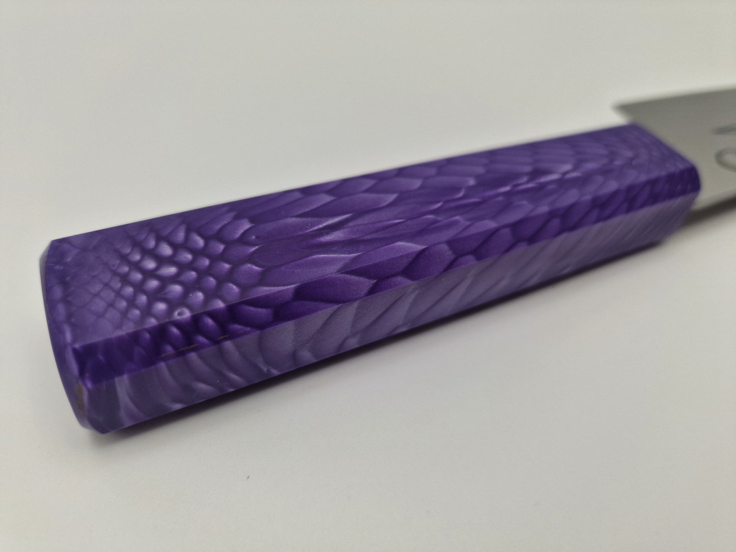 150mm kokkekniv - custom - lilla - lasergravering
