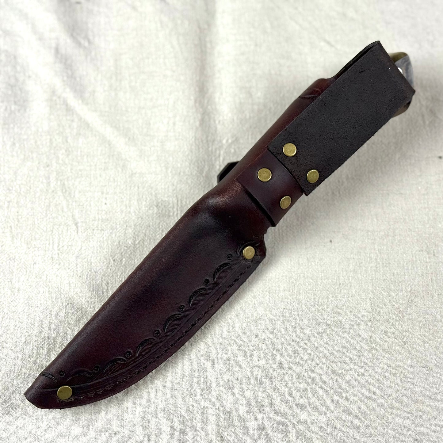 Belt Knife with spalted Birch
