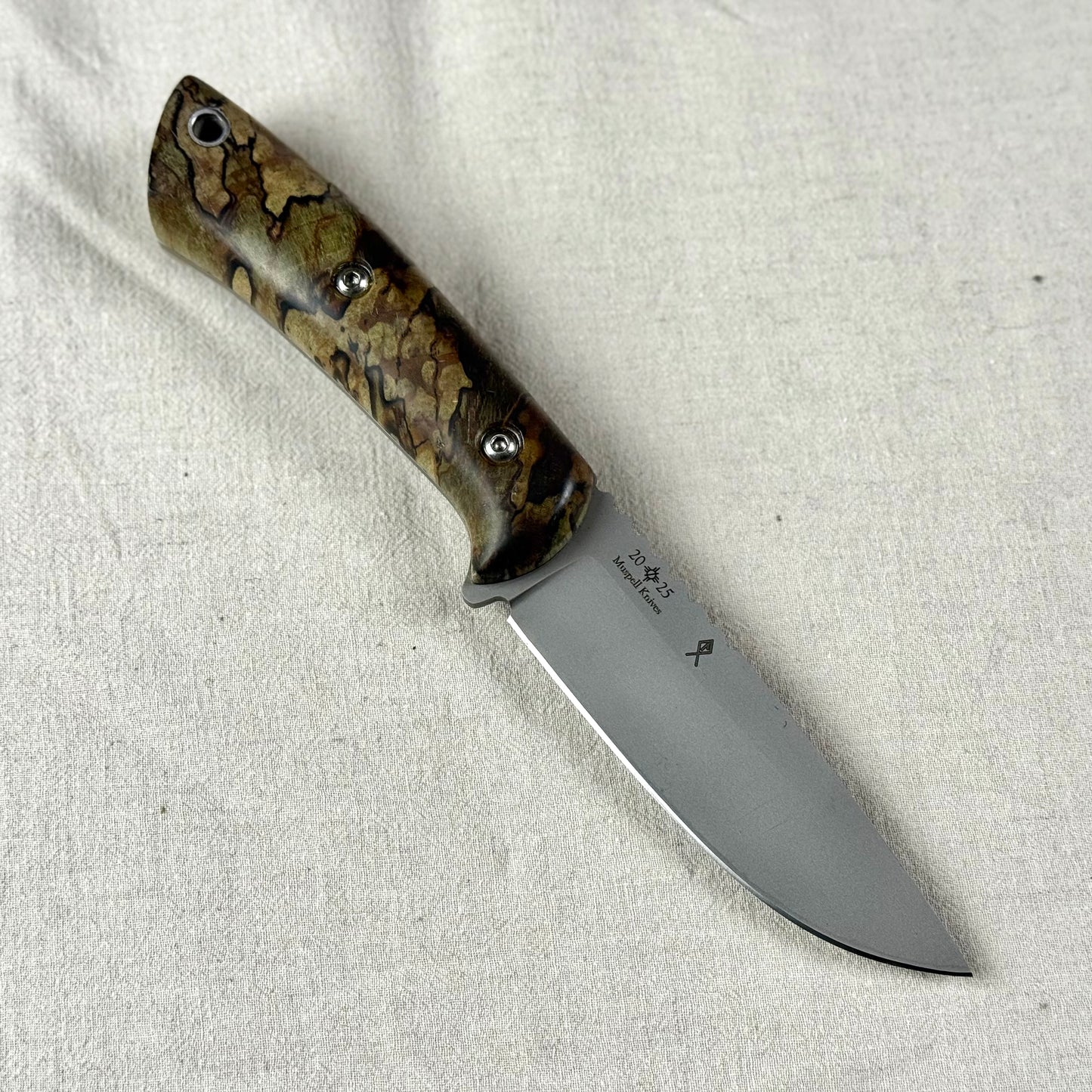 Belt Knife with spalted Birch