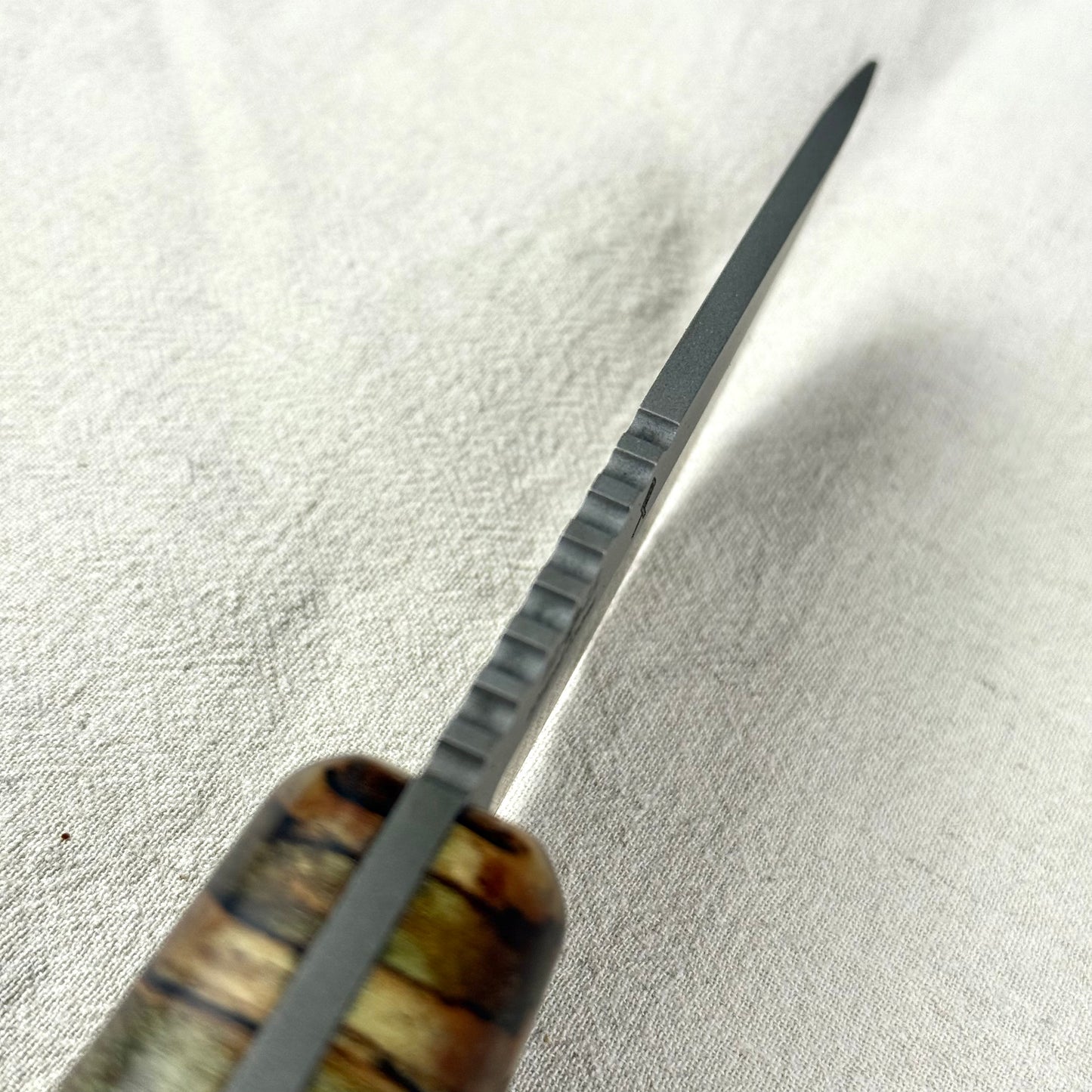 Belt Knife with spalted Birch