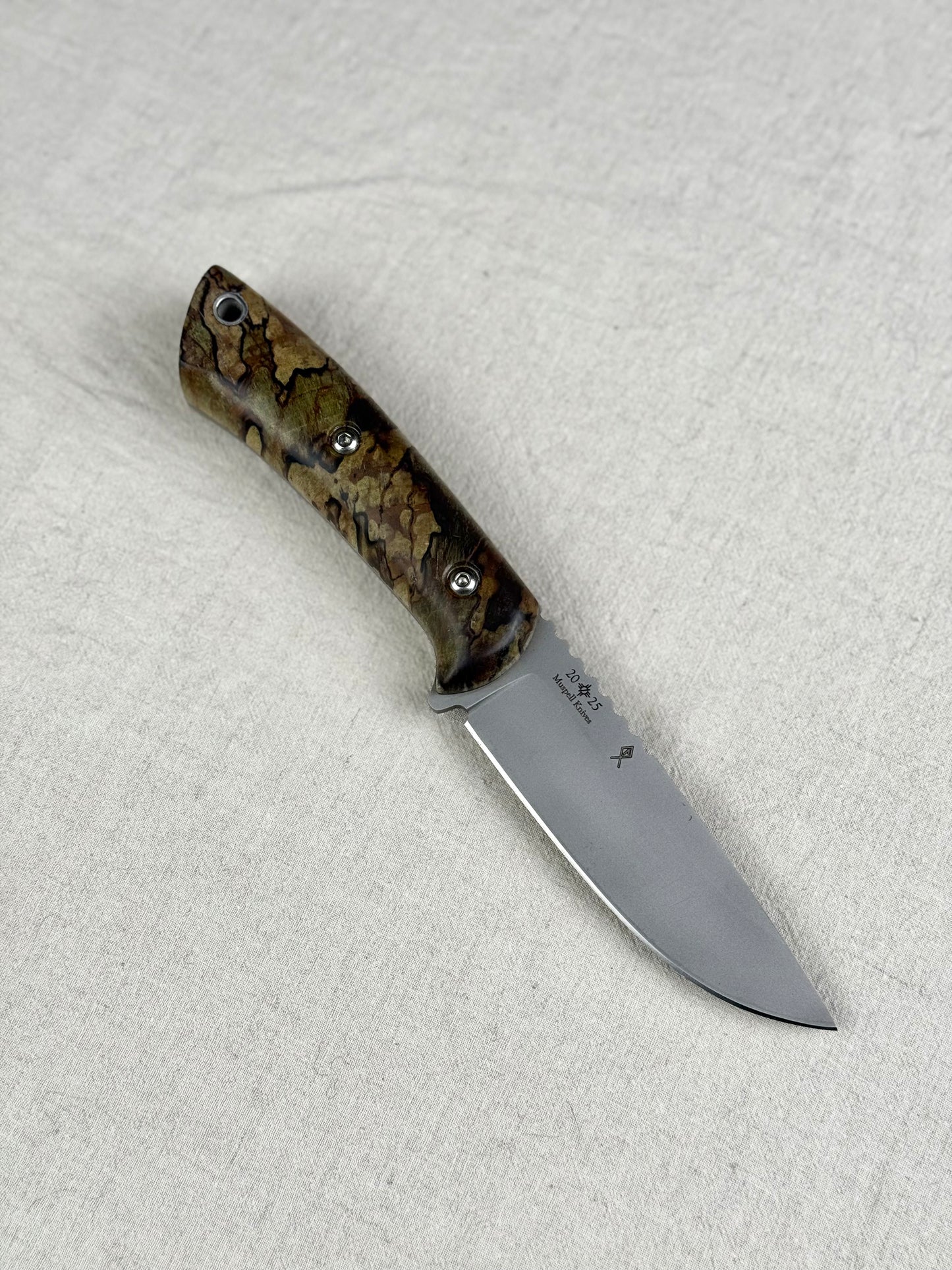 Belt Knife with spalted Birch