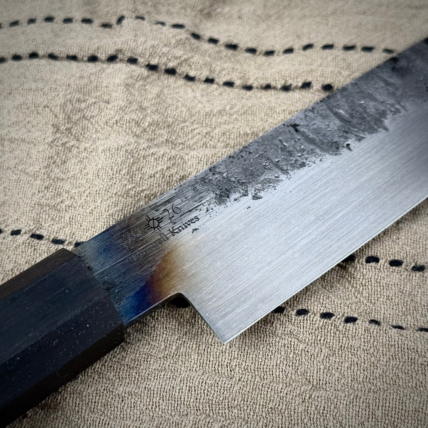 Hand forged kitchen knife