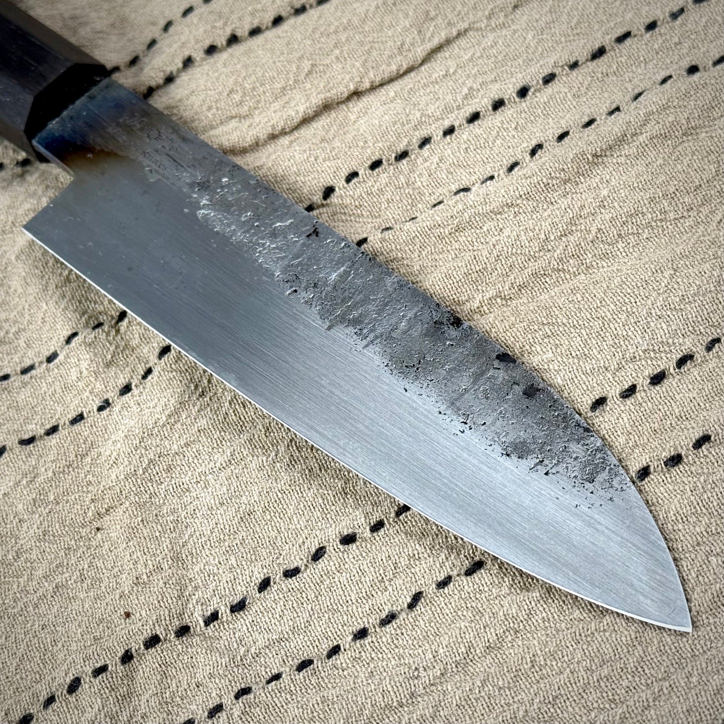 Hand forged kitchen knife