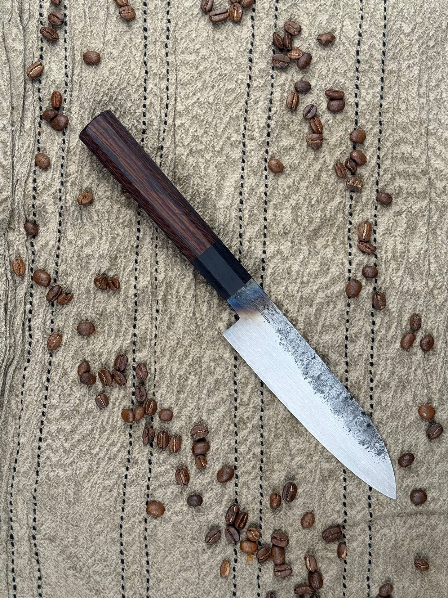 Hand forged kitchen knife